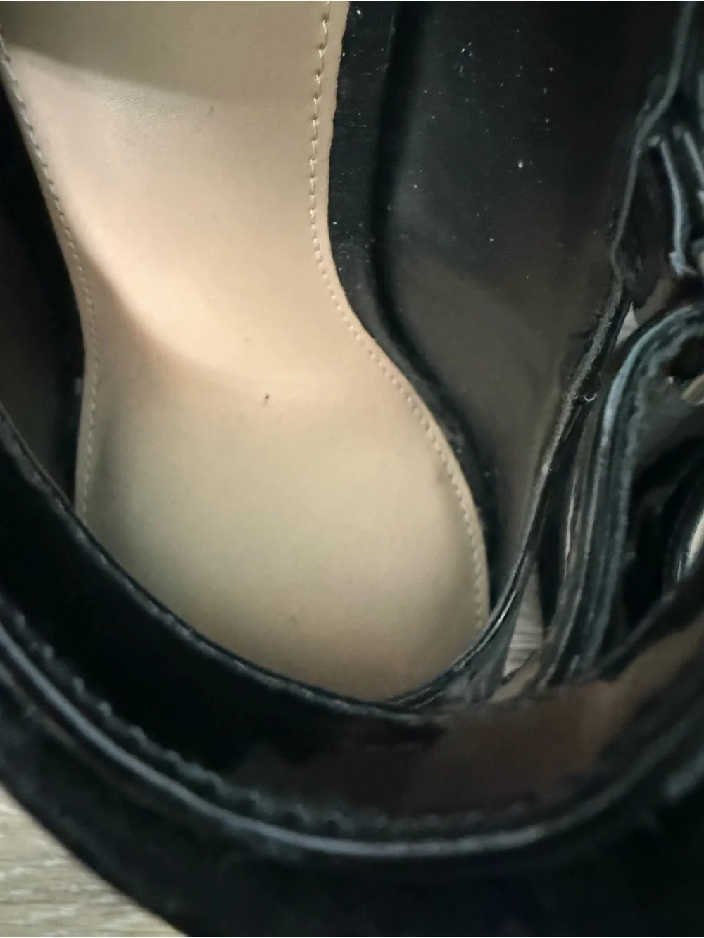 Steve Madden Twice Mary Jane Black Patent Leather Pumps